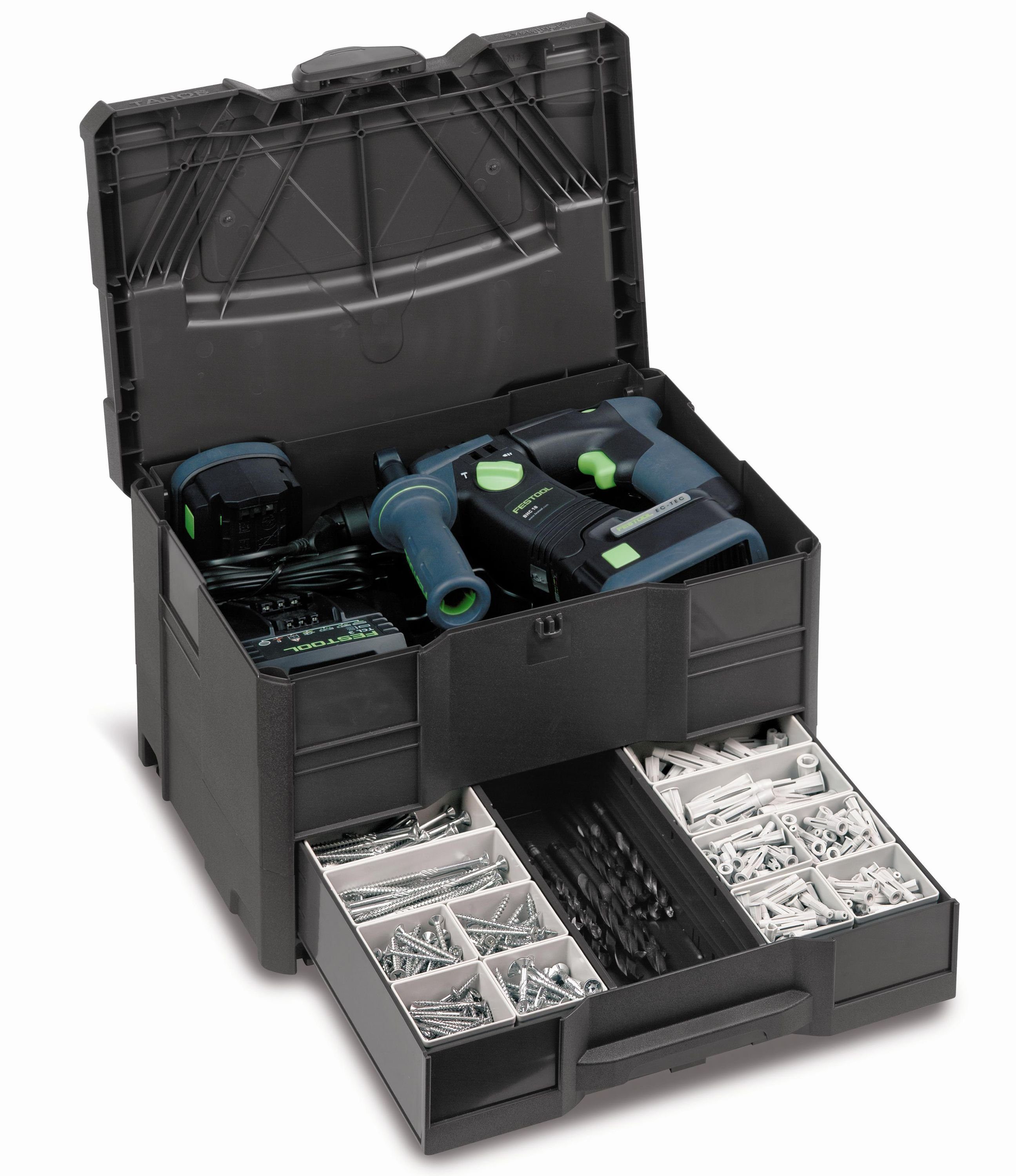 Tanos Werkzeugbox systainer® T-Loc anthrazit) anthrazit (alles in "Sys-Combi II"