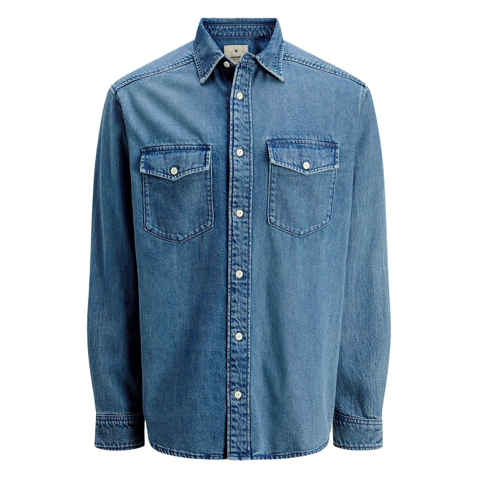 Jack & Jones Jeanshemd JPRBLUBRUCE DENIM L/S Shirt mit Brusttaschen günstig online kaufen