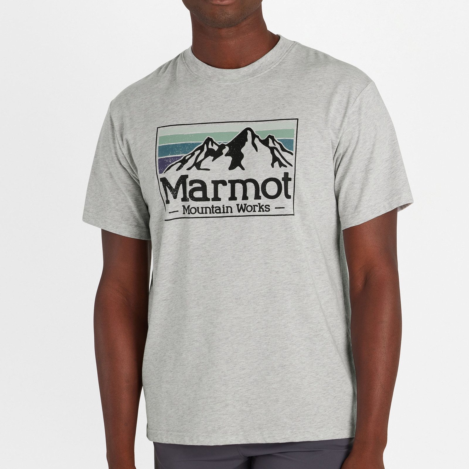 Marmot T-Shirt MMW Gradient Tee SS mit Print auf der Vorderseite