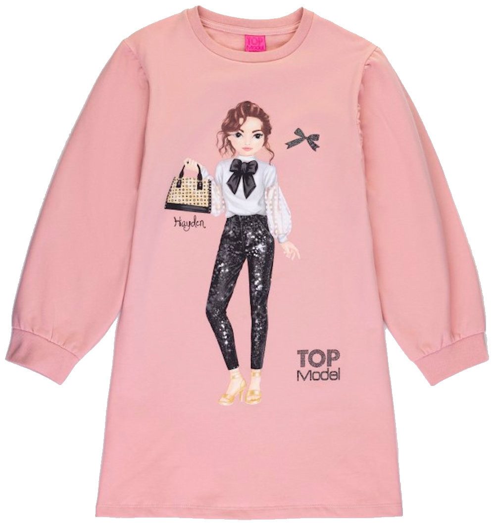 Top Model A-Linien-Kleid Top Model Hayden Sweatkleid bridal rose (1-tlg)