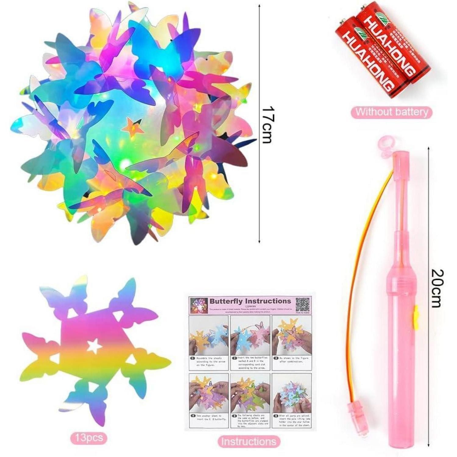 LuxusKollektion Dekohänger Laterne Kinder St Martin Bastelset Laternenstab günstig online kaufen