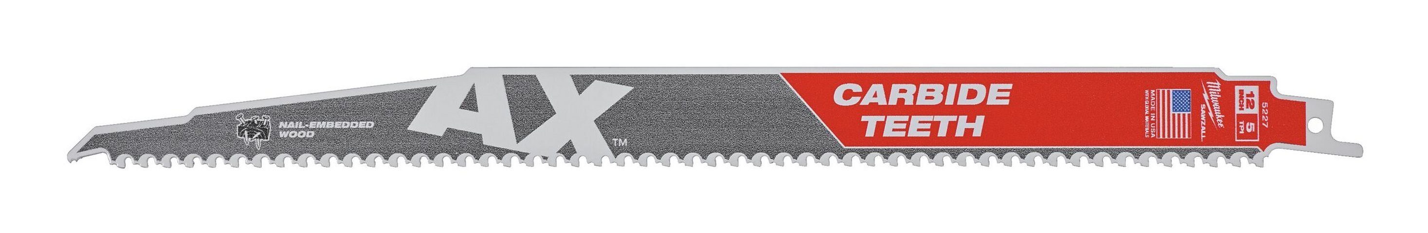 Milwaukee Säbelsägeblatt, Demontage a1 THE AX HM 300 x 5 mm Milw Demontage, HM-bestückt