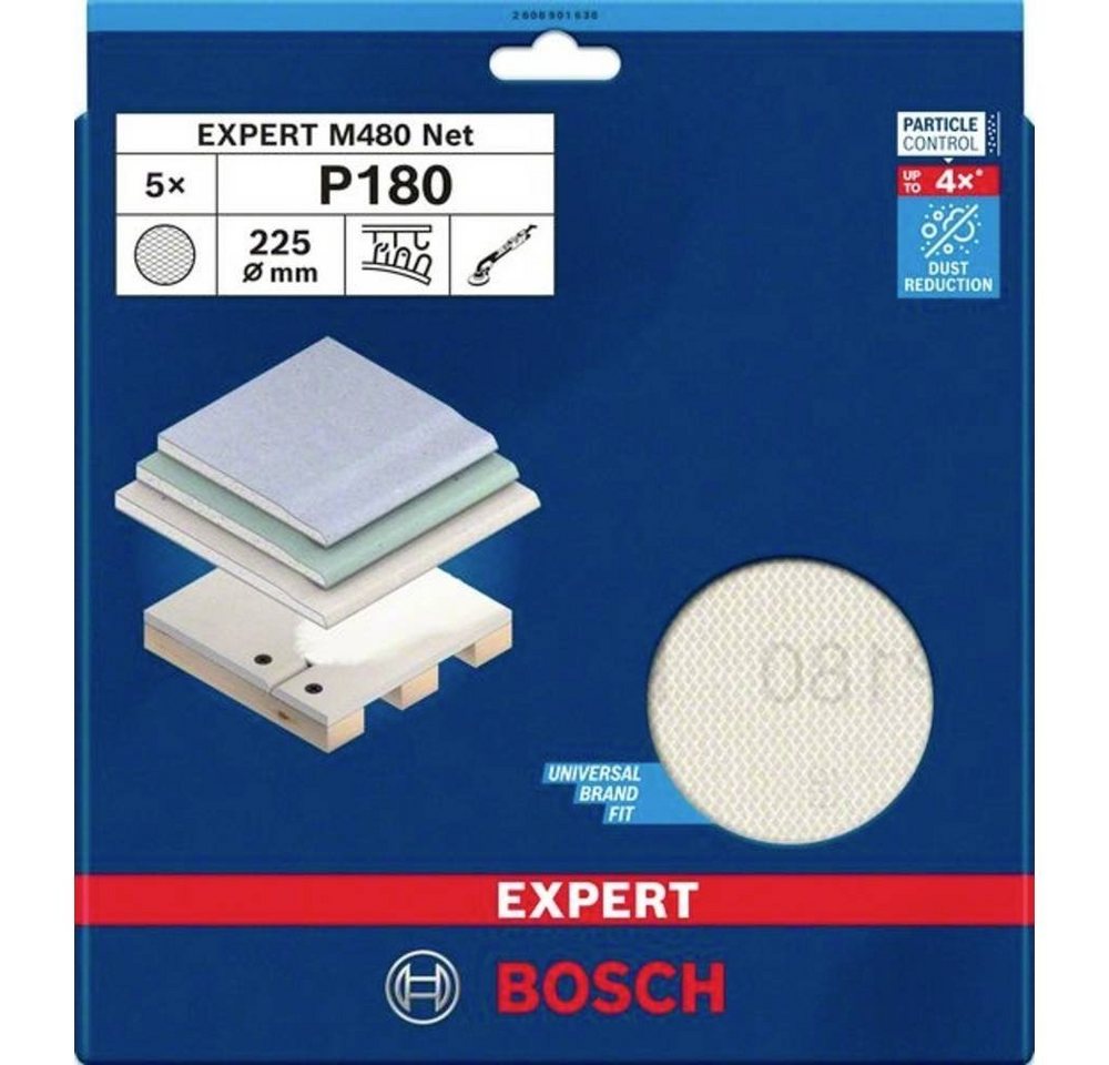 Thumbnail - BOSCH Schleifpapier EXPERT M480 NETZSTRUKTUR-SCHLEIFBLÄTTER
