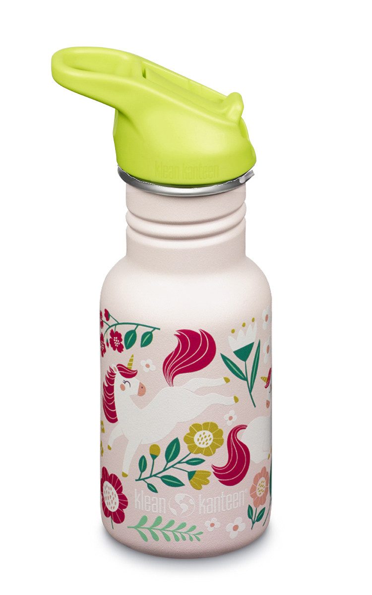 Klean Kanteen Trinkflasche Edelstahl Kindertrinkflasche, Flip Sport, 355ml