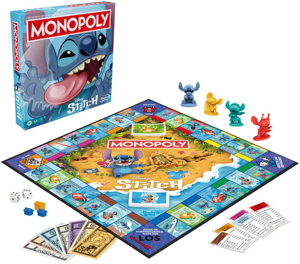 Hasbro Spiel Monopoly Disney Stitch, Gesellschaftsspiel