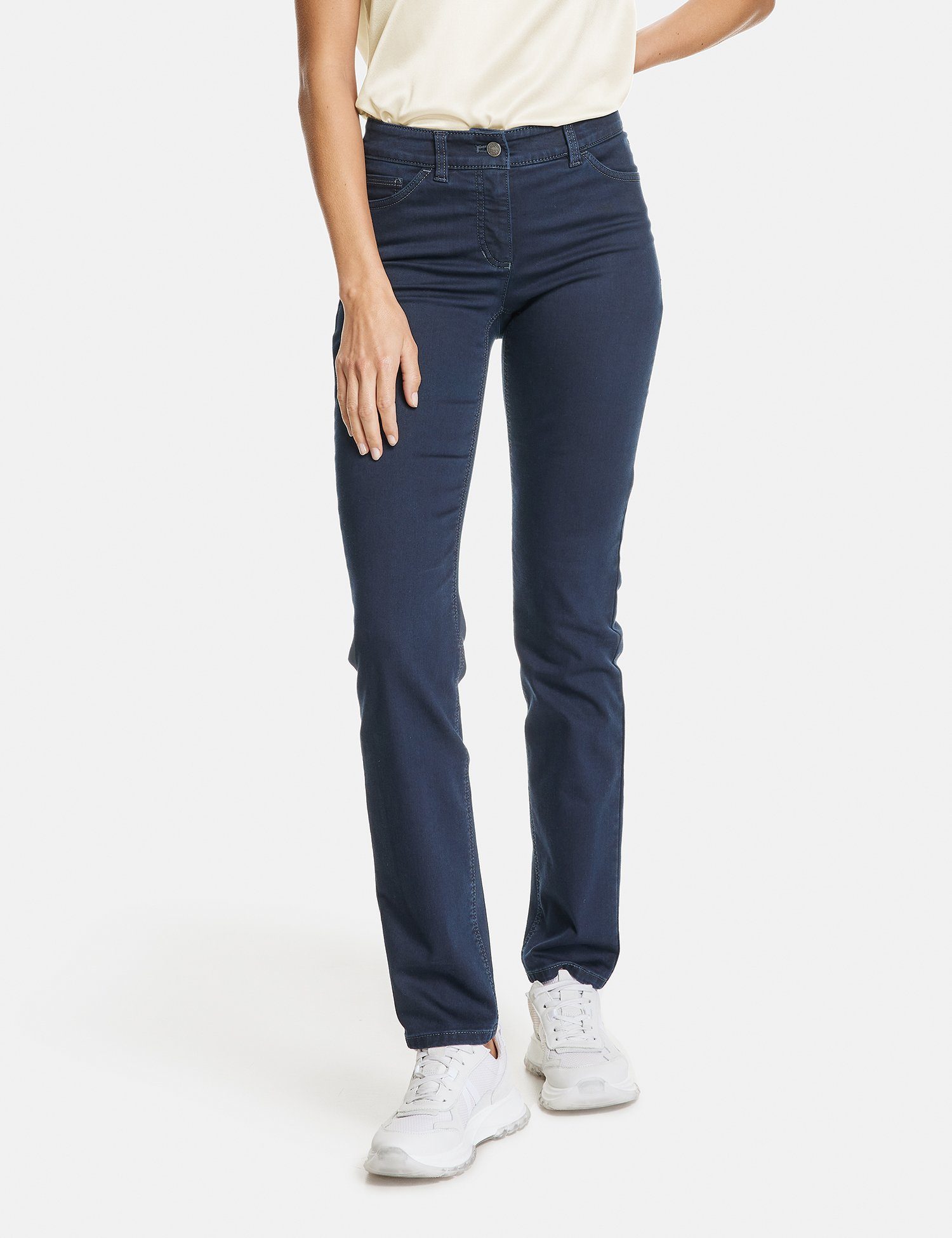 GERRY WEBER Stretch-Jeans Figurformende Jeans Best4me Slim Fit Kurzgröße | Jeans