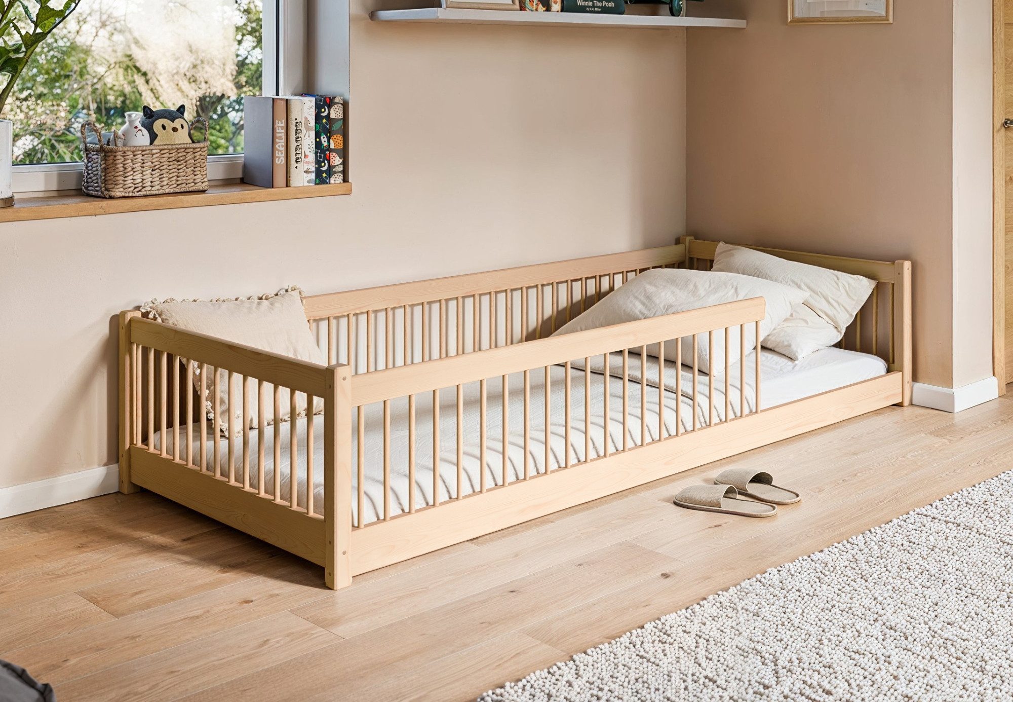 Kids Collective Kinderbett Bodenbett Bett mit günstig online kaufen