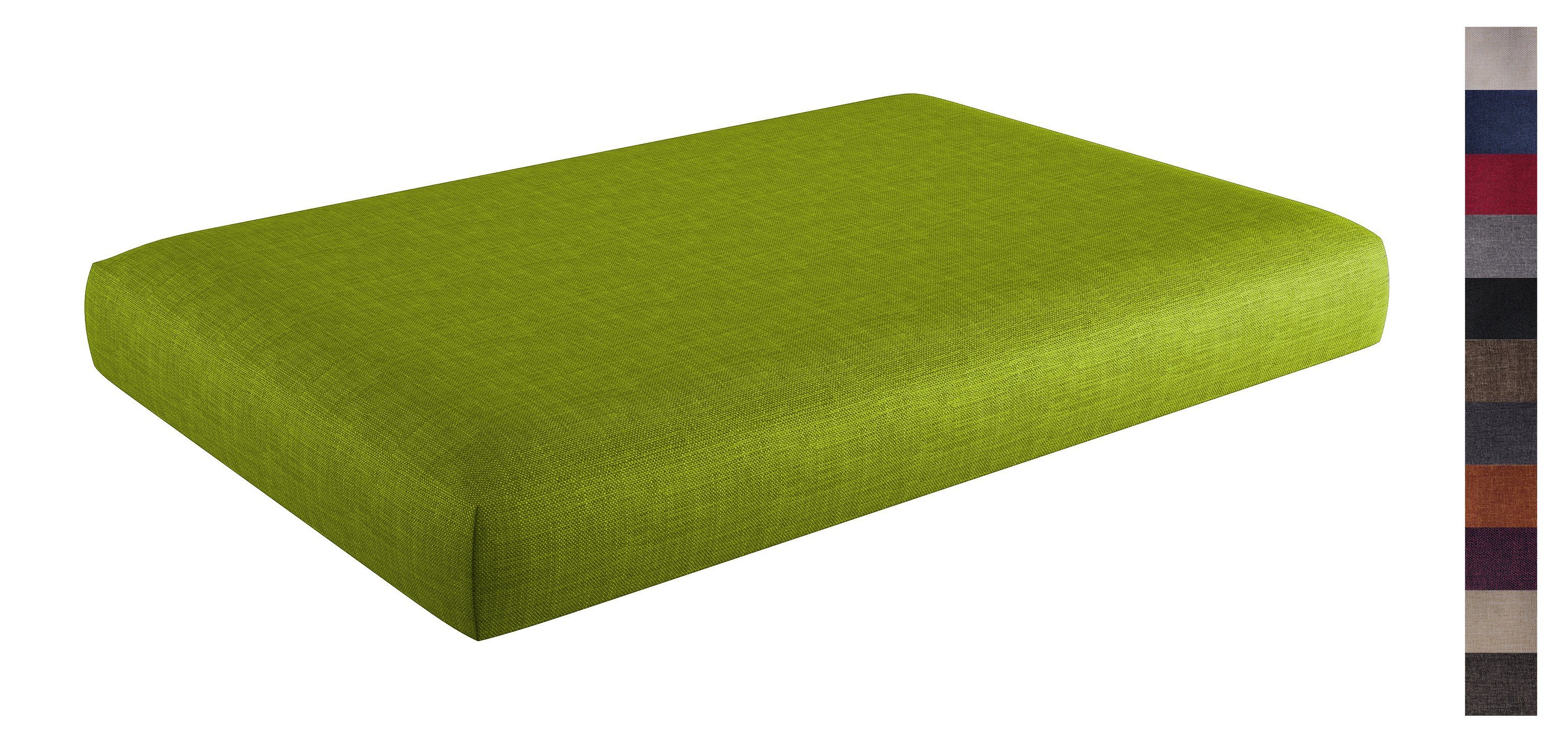 sunnypillow Sitzkissen Palettenkissen mit abnehmbarem Bezug günstig online kaufen