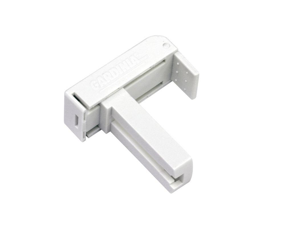 GARDINIA Klemmträger Gardinia Universal-Klemmträger weiß, Kunststoff, 2