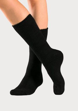 Lavana Thermosocken (Packung, 2-Paar) Flauschige Innenseite