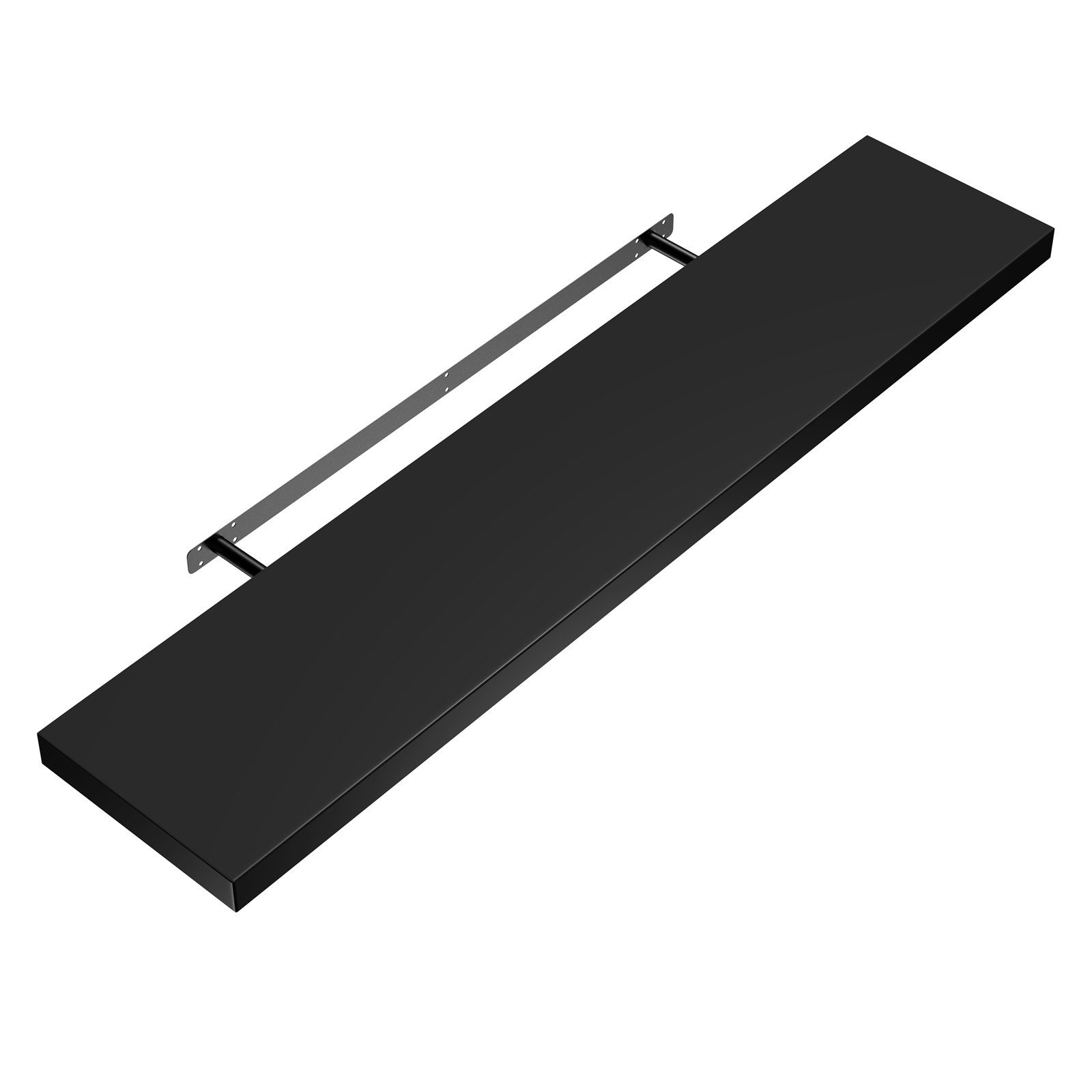 Casaria Wandboard, Schwarz Hängeregal mit Halterung günstig online kaufen