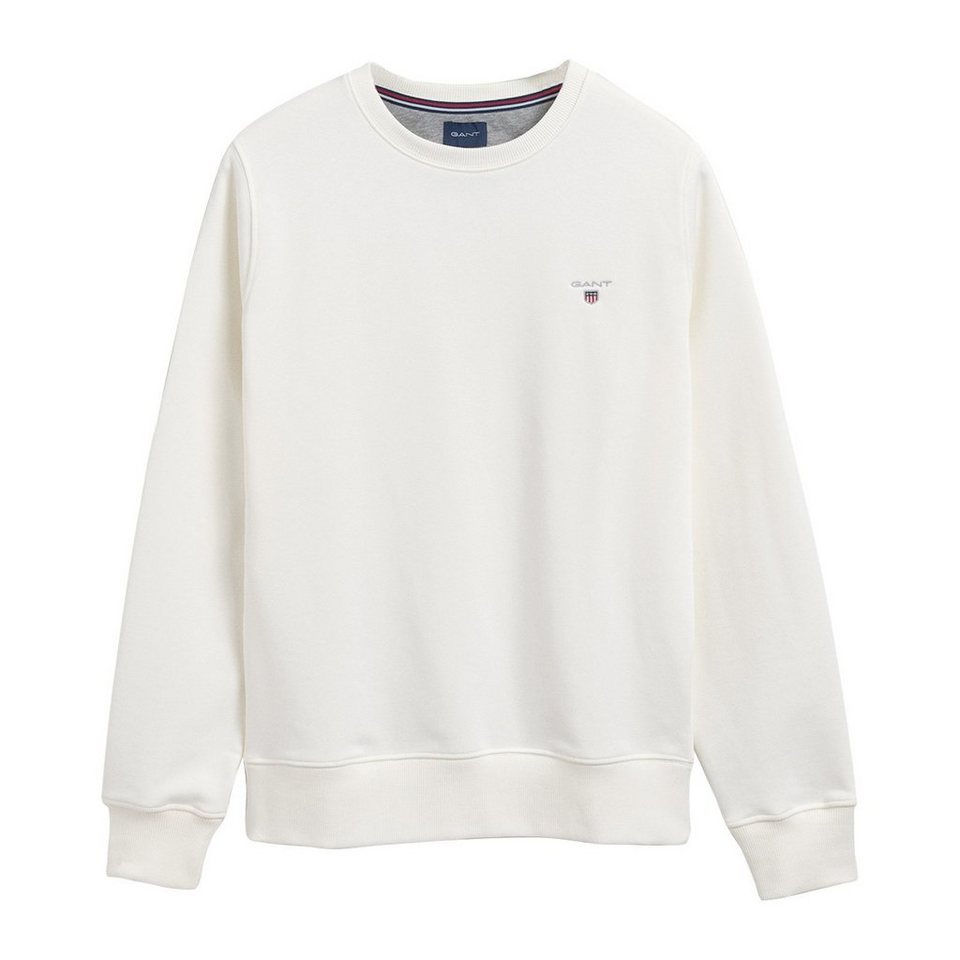 Gant Sweatshirt (1-tlg), Loopback-Qualität aus weichem Baumwoll-Mix