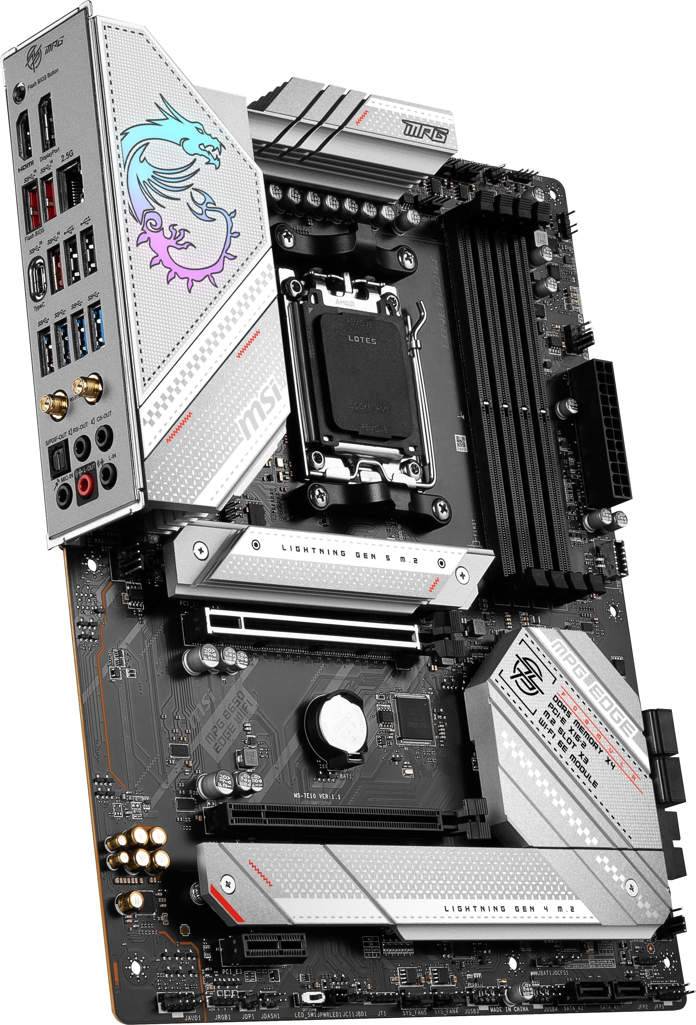 MSI MPG B650 EDGE WIFI Mainboard RGB-LED-Beleuchtung