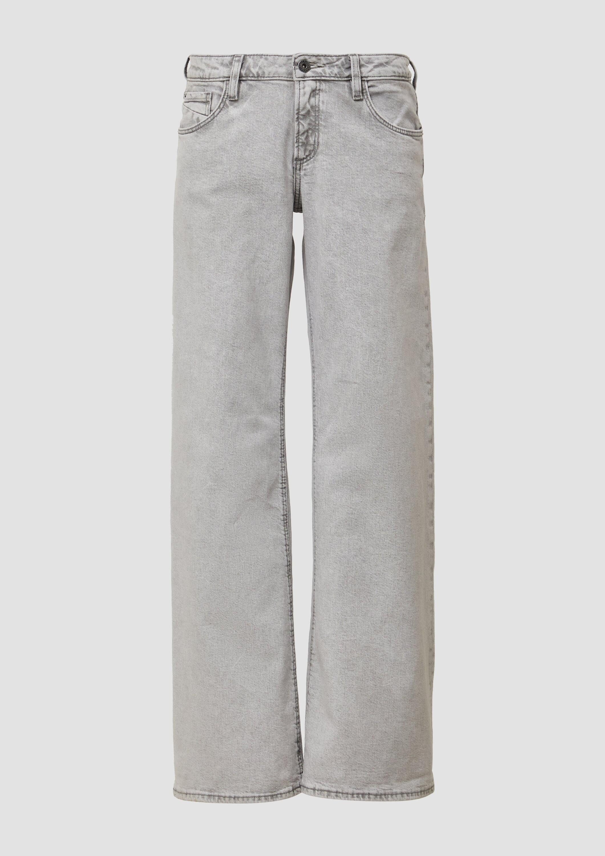 QS Weite Jeans Jeans-Hose CATIE Jeans Catie / Slim Fit / Low Rise / Wide Leg