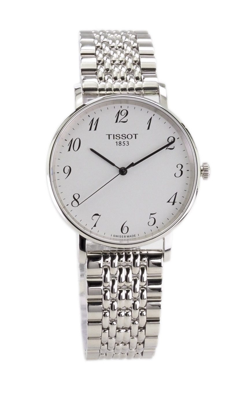 Tissot Quarzuhr Tissot Herren Uhr Everytime Medium T-Classic T1094101103200, (Schwarz)