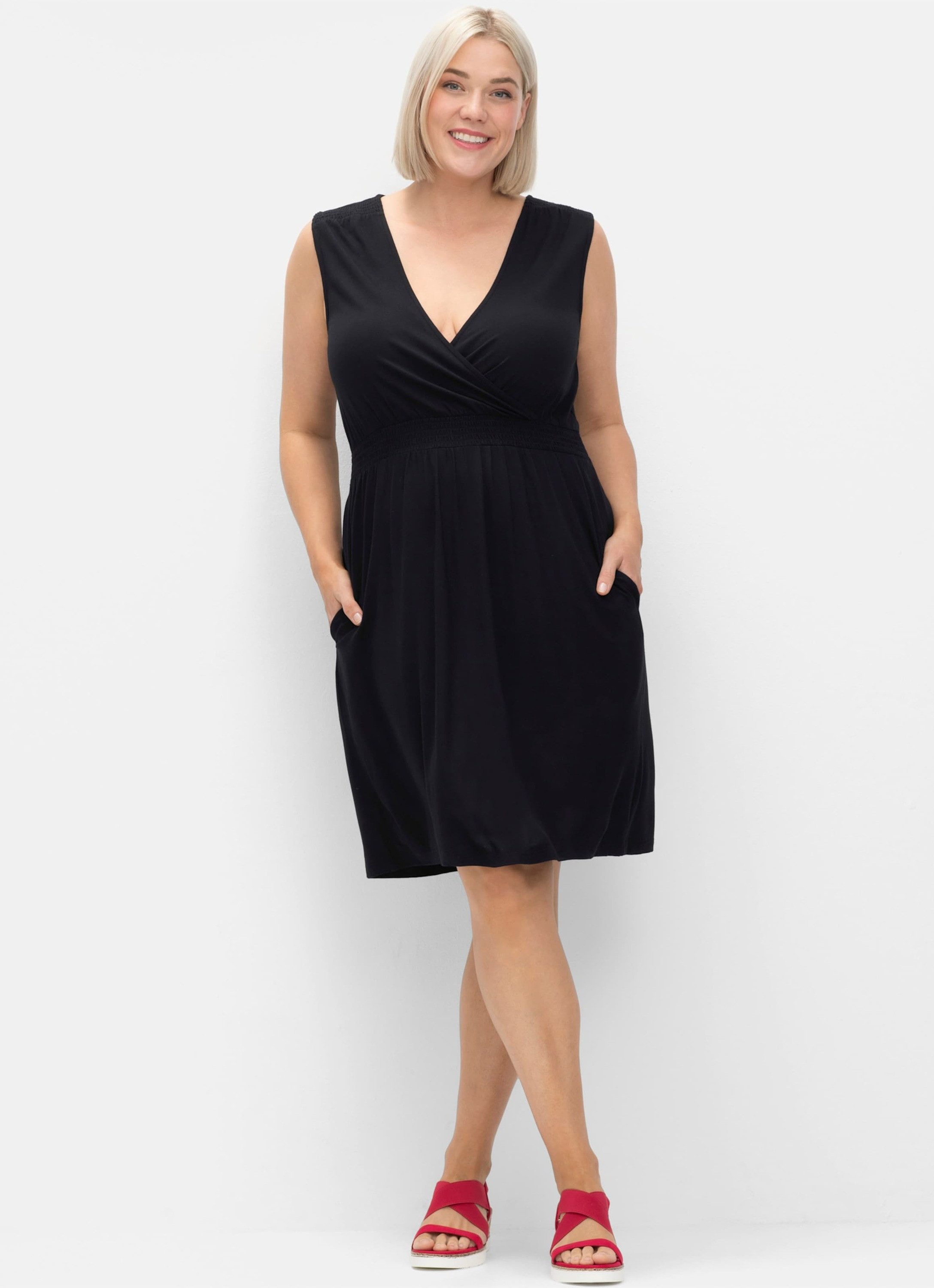 Strandkleid Jerseykleid Ärmellos