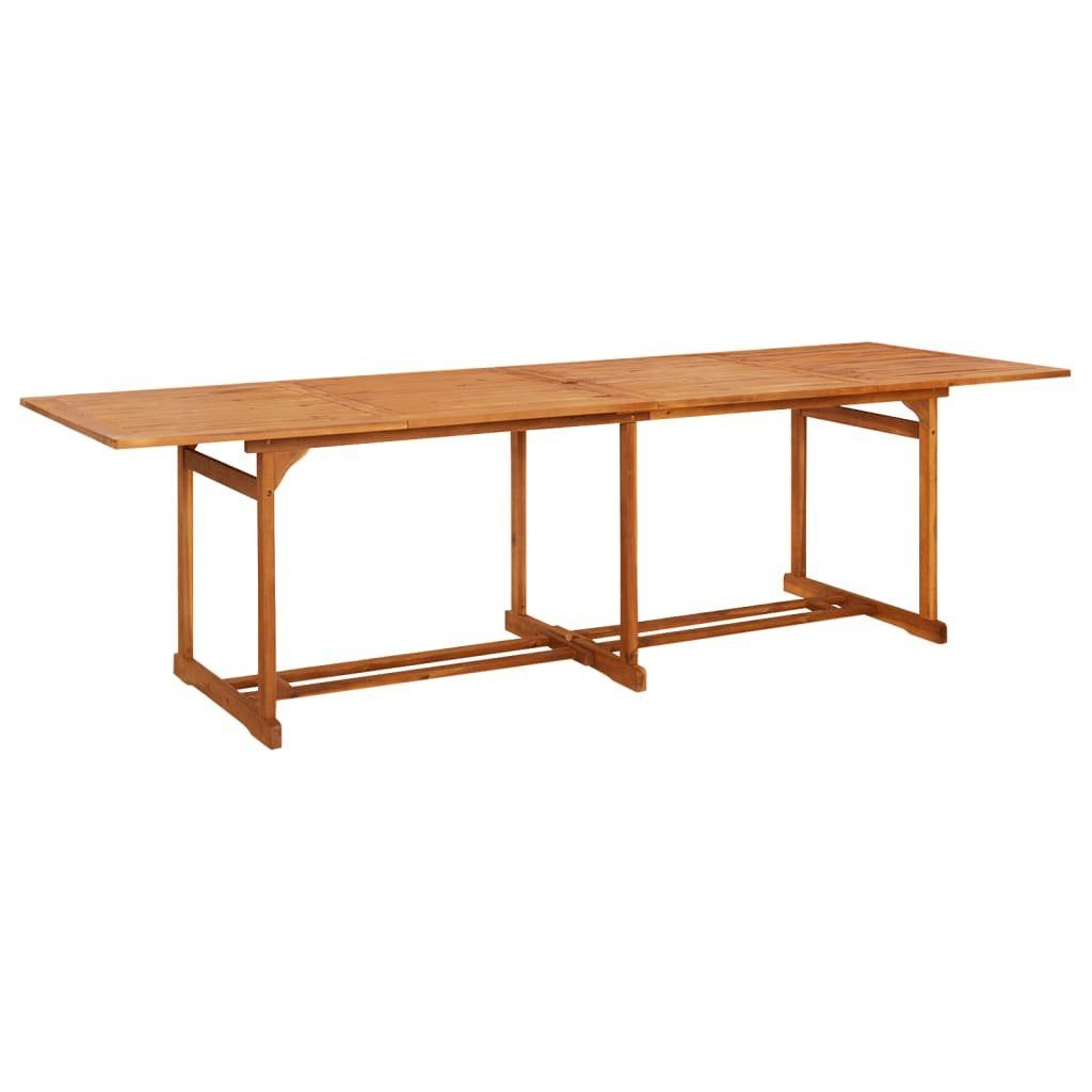 Gartentisch Garten-Esstisch 280x90x75 cm Massivholz