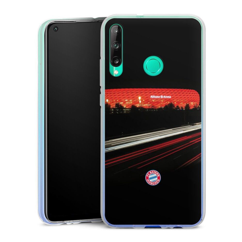 DeinDesign Handyhülle FC Bayern München FCB Stadion FC Bayern München Allianz Arena, Huawei P40 Lite E Silikon Hülle Bumper Case Handy Schutzhülle