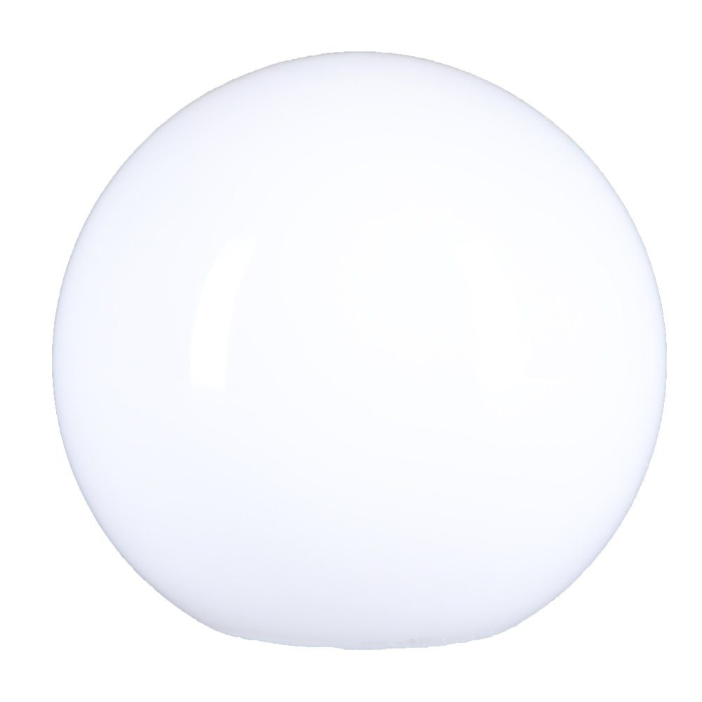 Home4Living Lampenschirm Kugelglas weiß glänzend Lampenglas Ø 80mm Ersatzglas E14, Dekorativ
