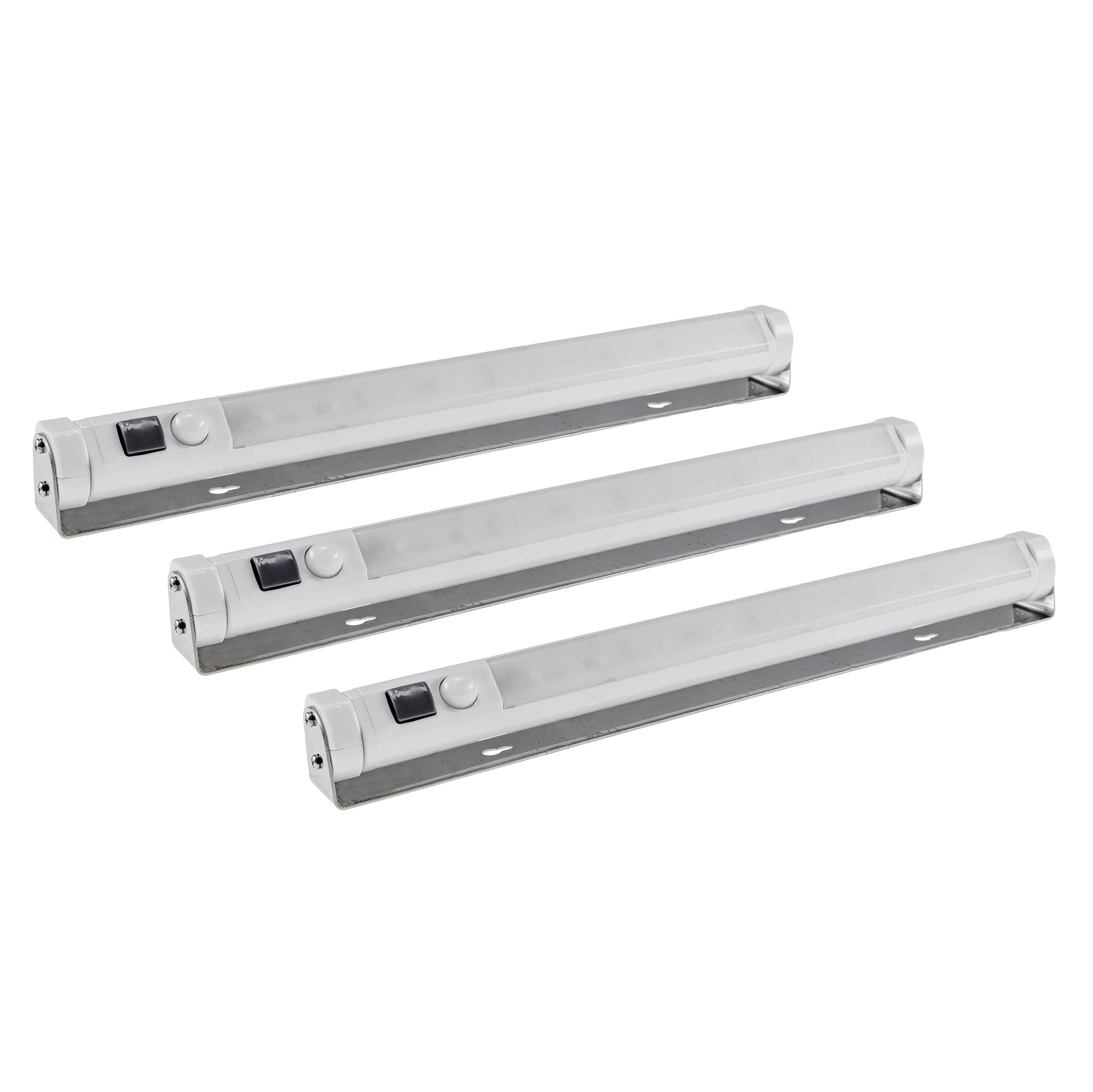 ChiliTec LED Unterbauleuchte 3er Set LED Unterbauleuchte mit Bewegungsmelder warmweiss, Bewegungsmelder, LED, Warmweiß