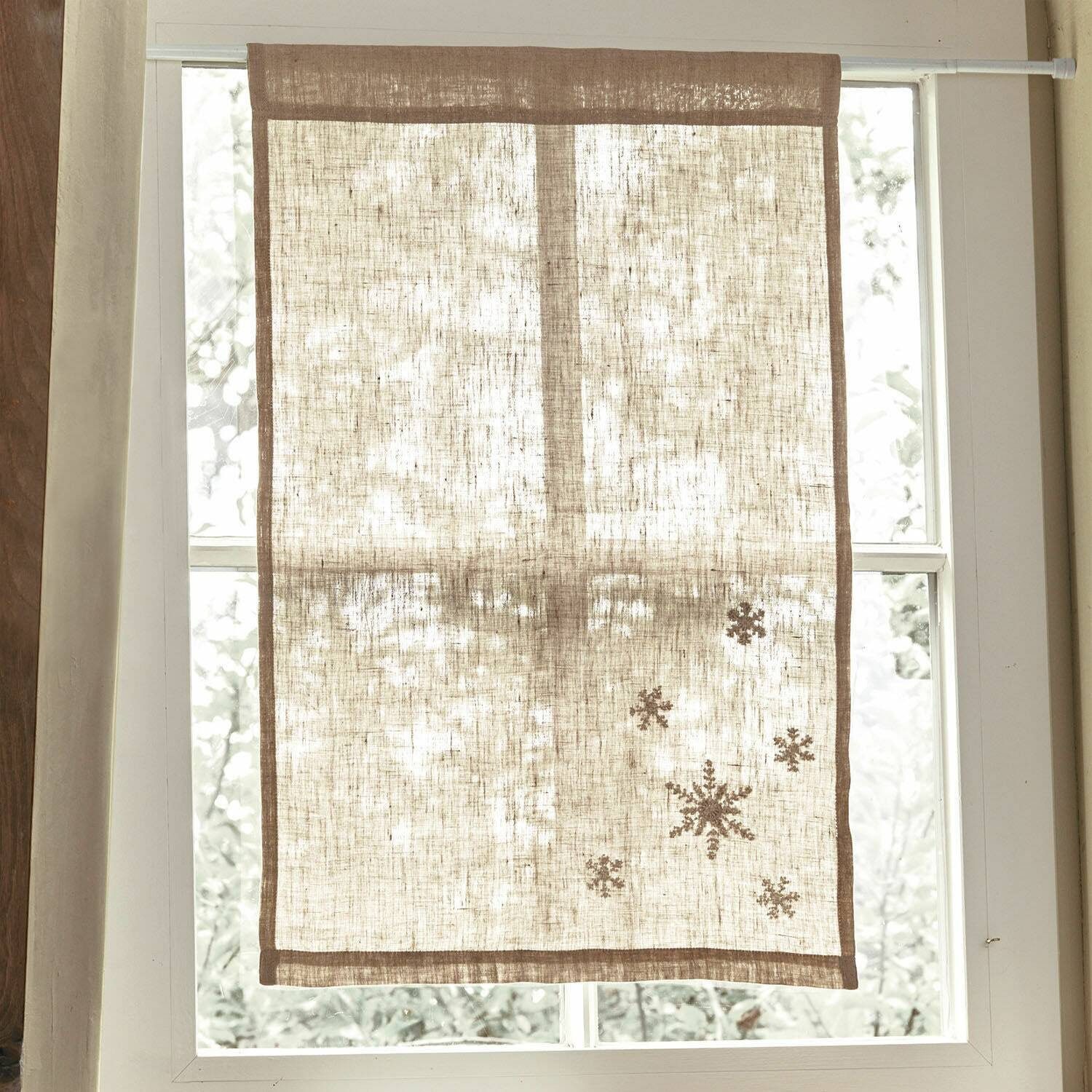 Mirabeau Scheibengardine Scheibengardine Ruspi leinen günstig online kaufen