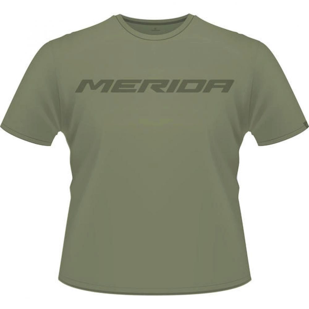 Merida Fahrradsattel Merida T-Shirt MERIDA MY25 grün M Grün - bequemes Bike-Lifestyle Shirt