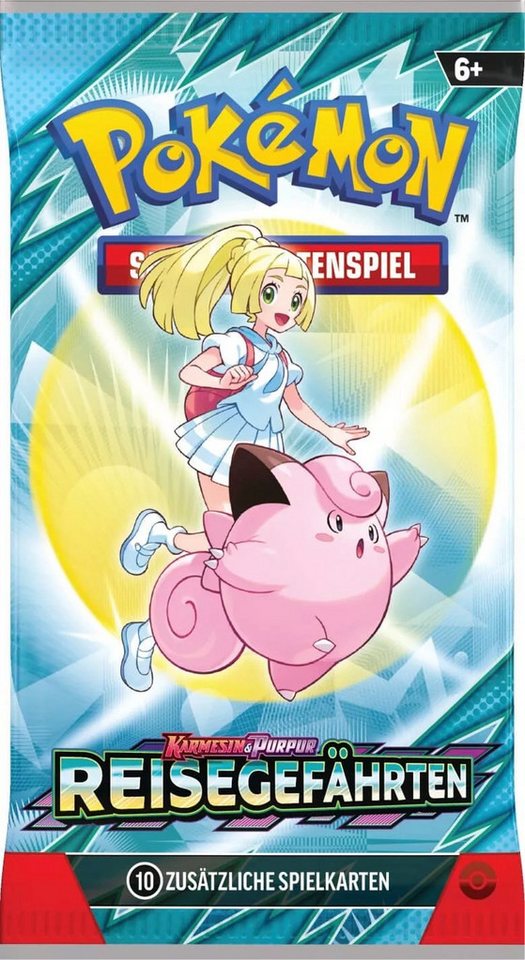 AMIGO Sammelkarte Pokémon Karmesin & Purpur: Reisegefährten Einzelbooster 1x Deutsch
