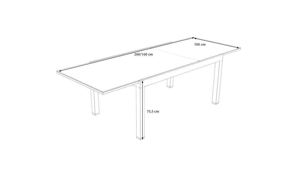 OUTFLEXX Gartentisch Premium