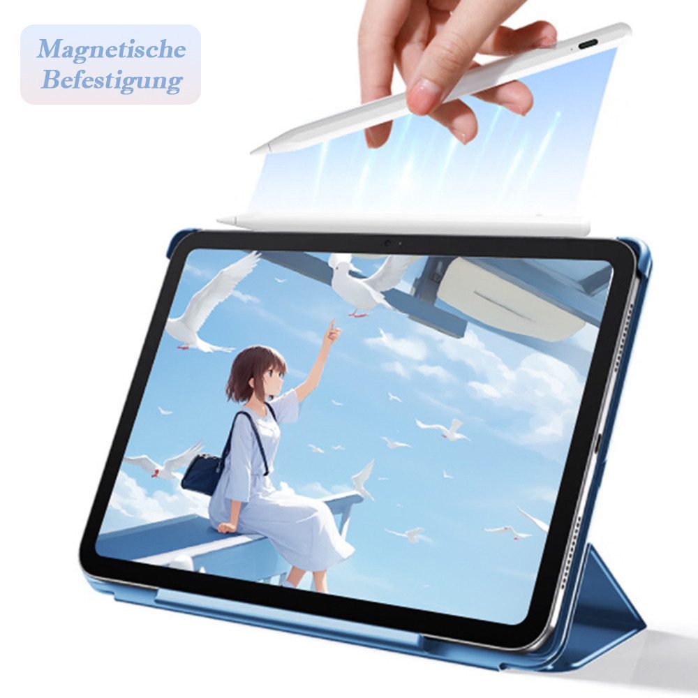 TUWENA Eingabestift Stylus Stift für Apple iPad 2018-2025, Stylus Pen, Eingabestifte mit Neigungserkennung & Palm-Ablehnung & Hohe Präzision – Bild 5 von 5