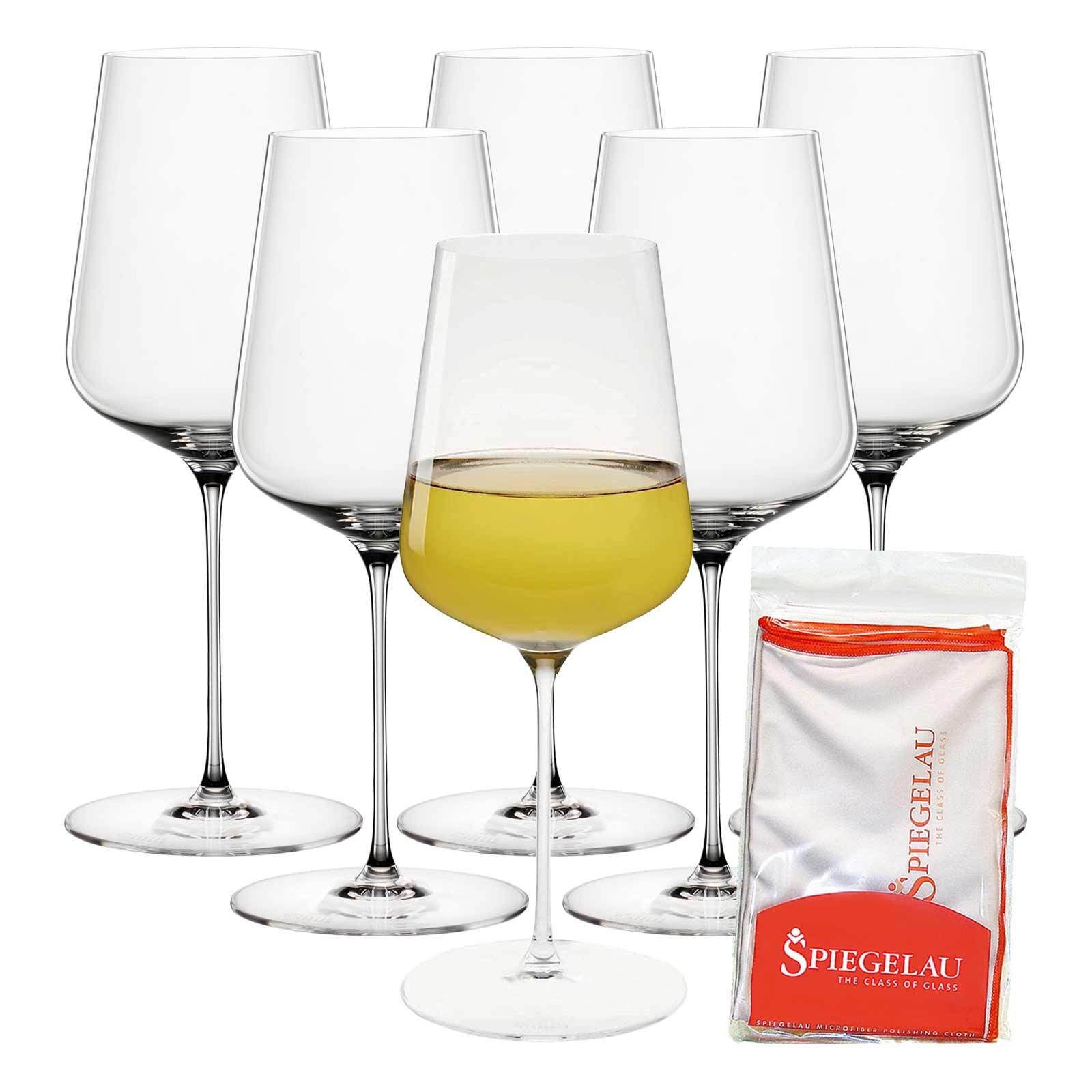 SPIEGELAU Weinglas Definition Universalgläser + Poliertuch 550 ml, 6-tlg., Glas
