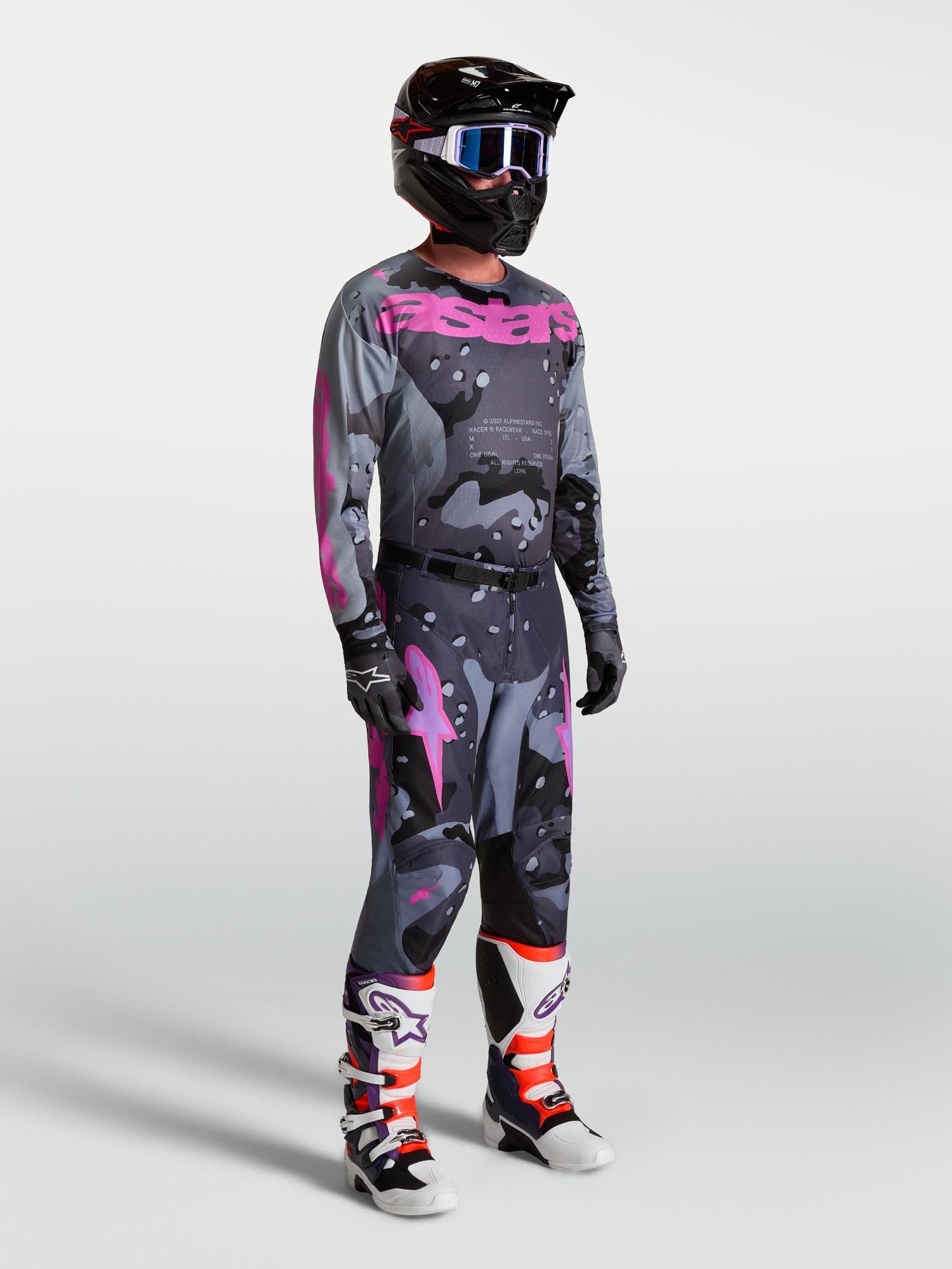 Alpinestars Motorradhose Racer Lone Motocross Hose Atmungsaktiv robust