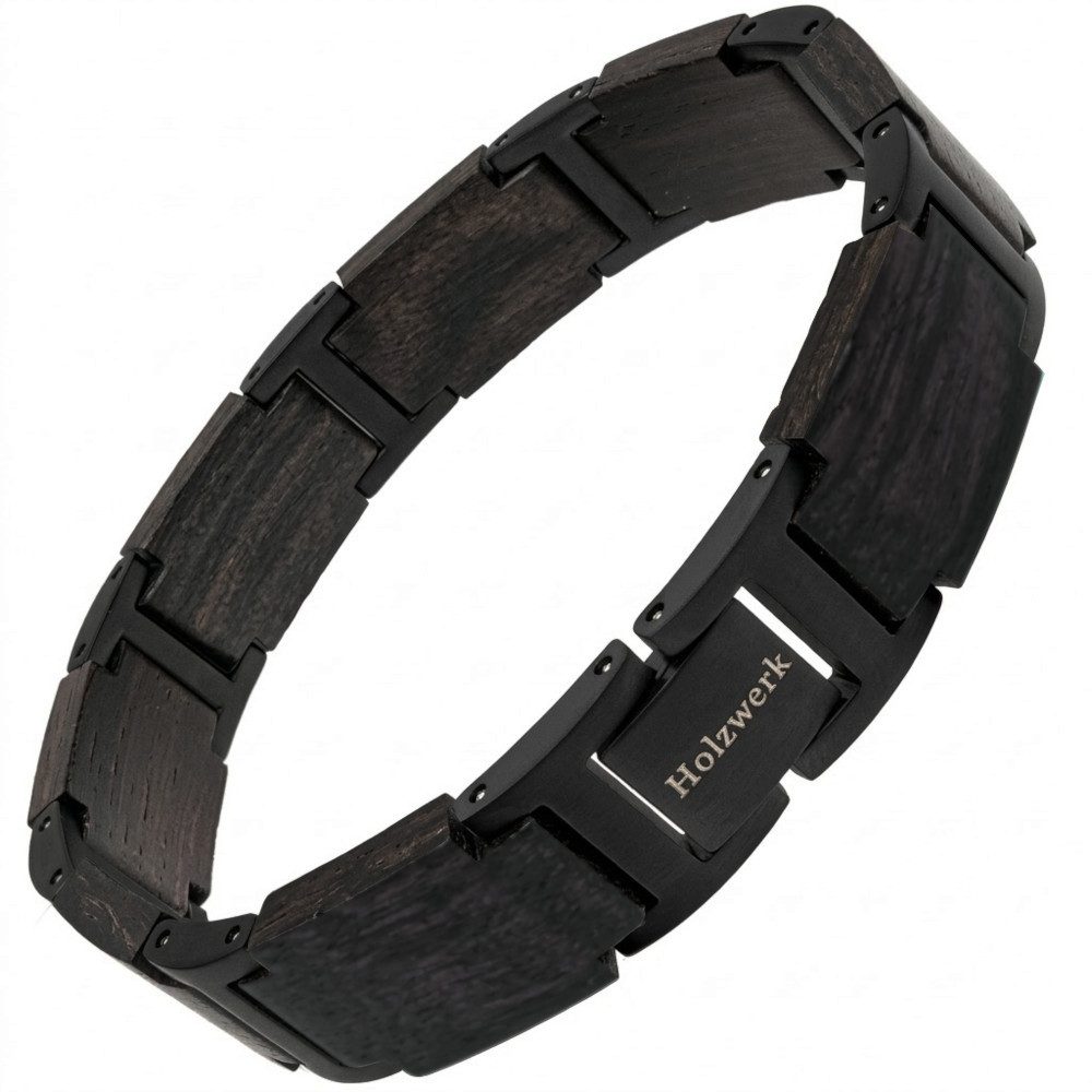 Holzwerk Gliederarmband Designer Holz Armband, Navaho Armkette, Holz Unikate inkl. Armbandkürzer, ideal als Geschenk