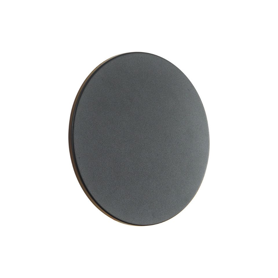 Qazqa Außen-Wandleuchte Soleil, Dimmbar, LED fest integriert, Extra-Warmweiß, QAZQA Außen Wand­leuchte, integrated, Schwarz, Kunststoff, Modern