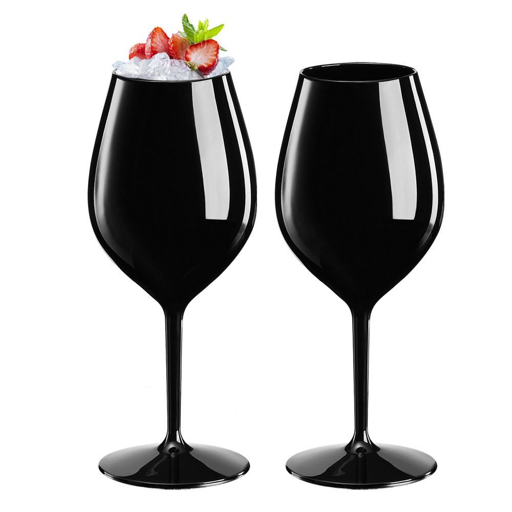 Doimoflair Rotweinglas DoimoFlair Weingläser aus Kunststoff bruchsicher Plastik 51 cl., 2-tlg.