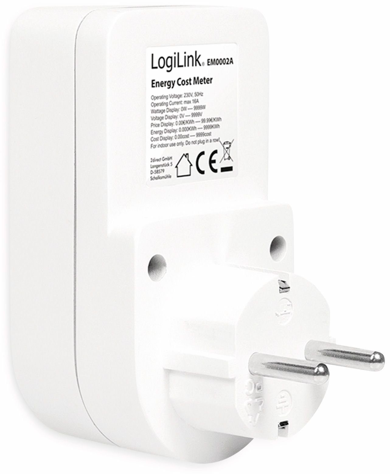 Energiekosten-Messgerät LOGILINK EM0002A Zeitschaltuhr LogiLink