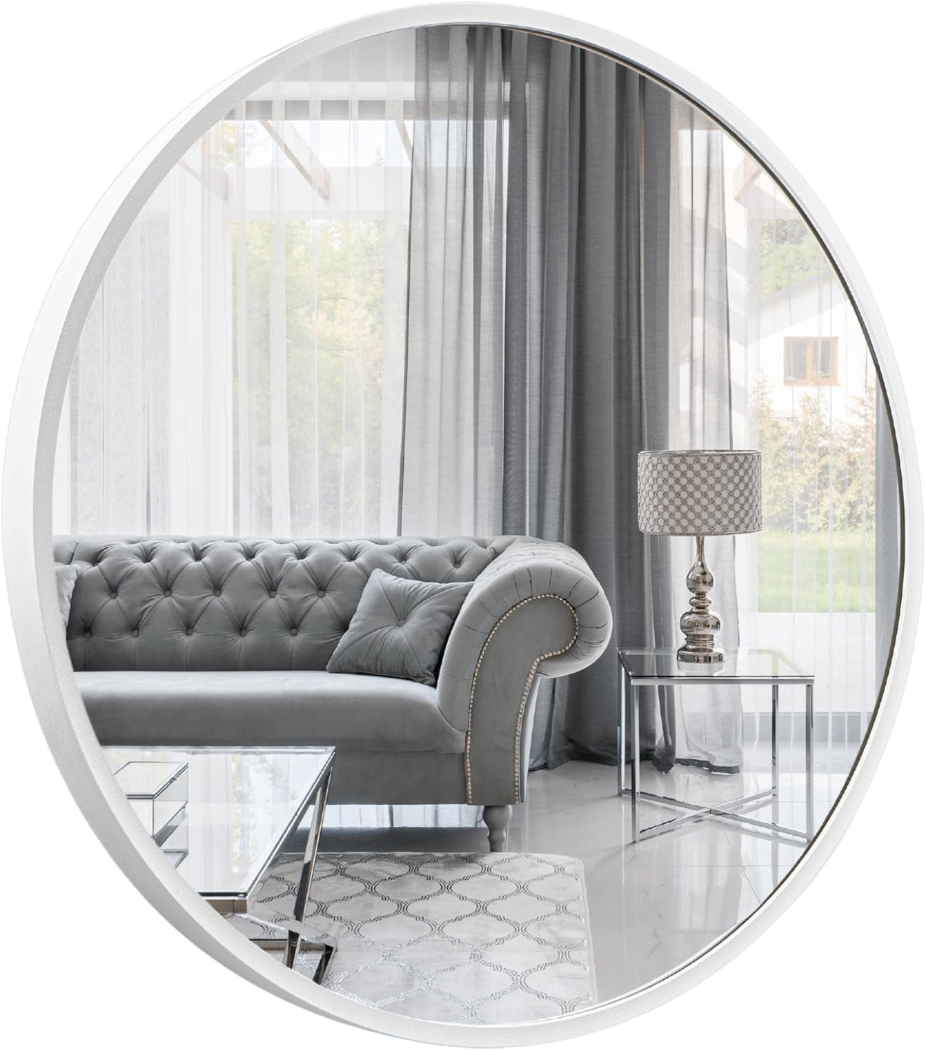 GOLD&CHROME UNIQUE DESIGN Spiegel GOLD&CHROME Wandspiegel, Rund, Badspiegel günstig online kaufen