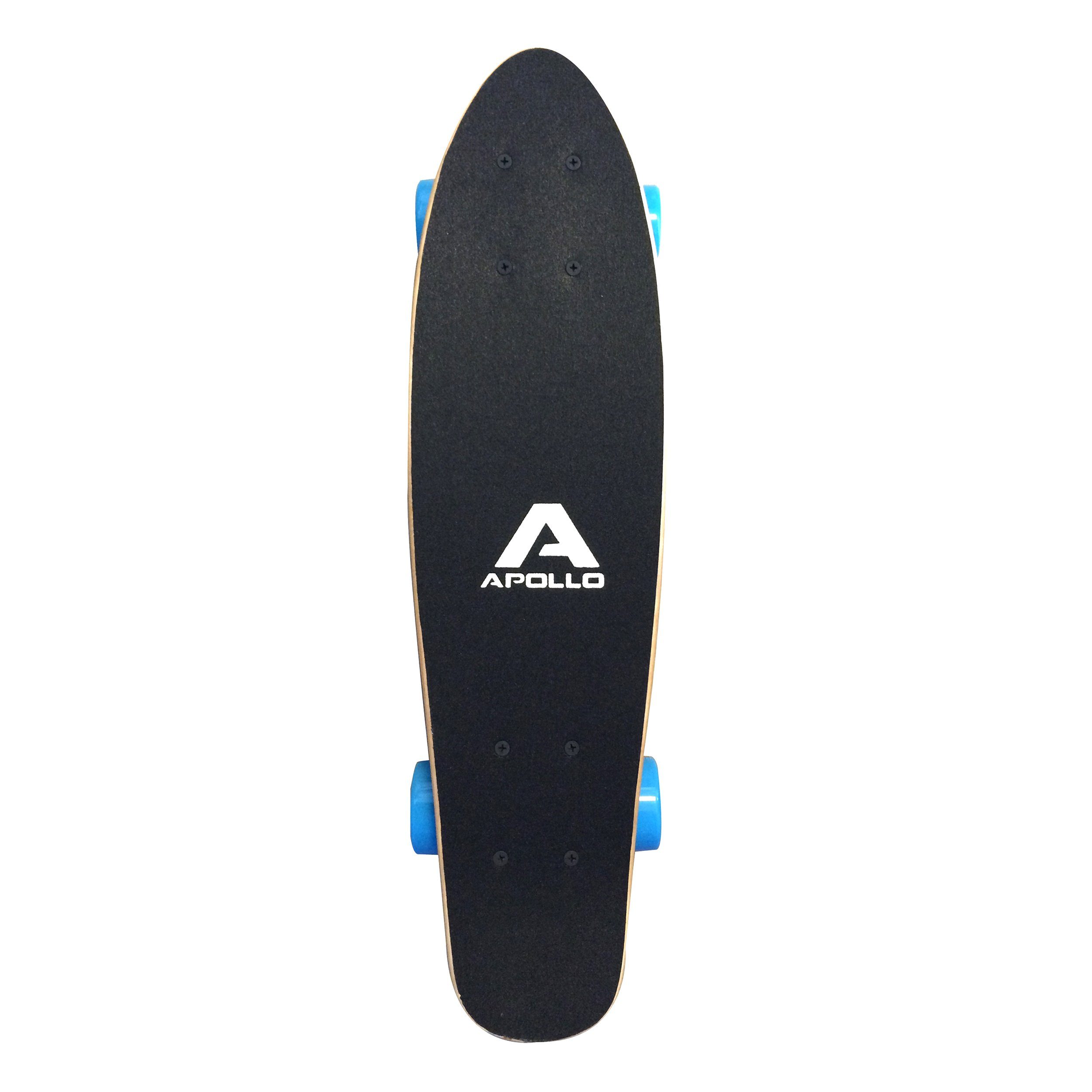 Apollo Miniskateboard Fancyboard Classic Blue 22", kompakt mit hochwertiger Verarbeitung