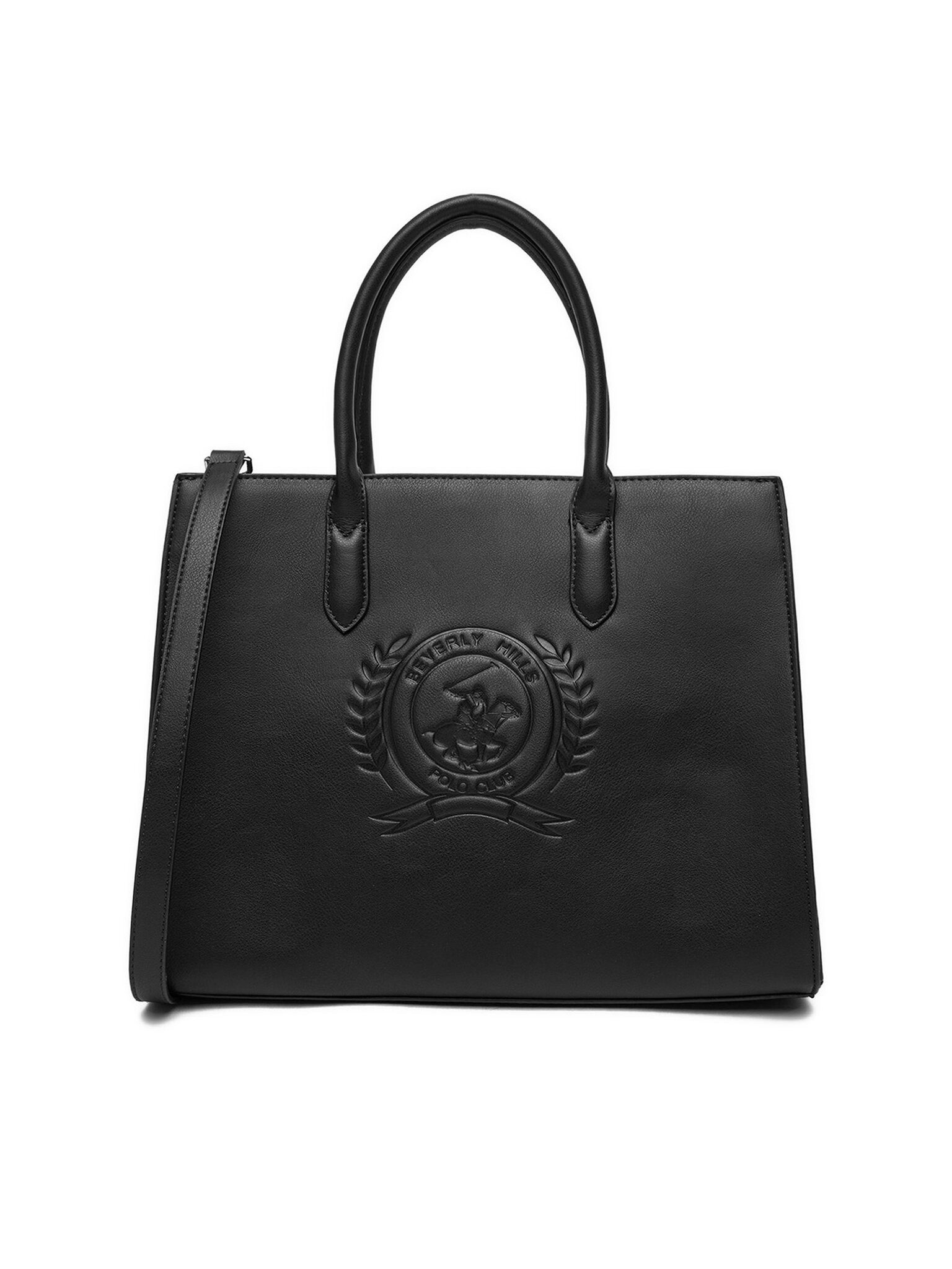 BEVERLY HILLS POLO CLUB Handtasche Beverly Hills Polo Club Damenhandtasche Schwarz C-BHPC-L-008-08