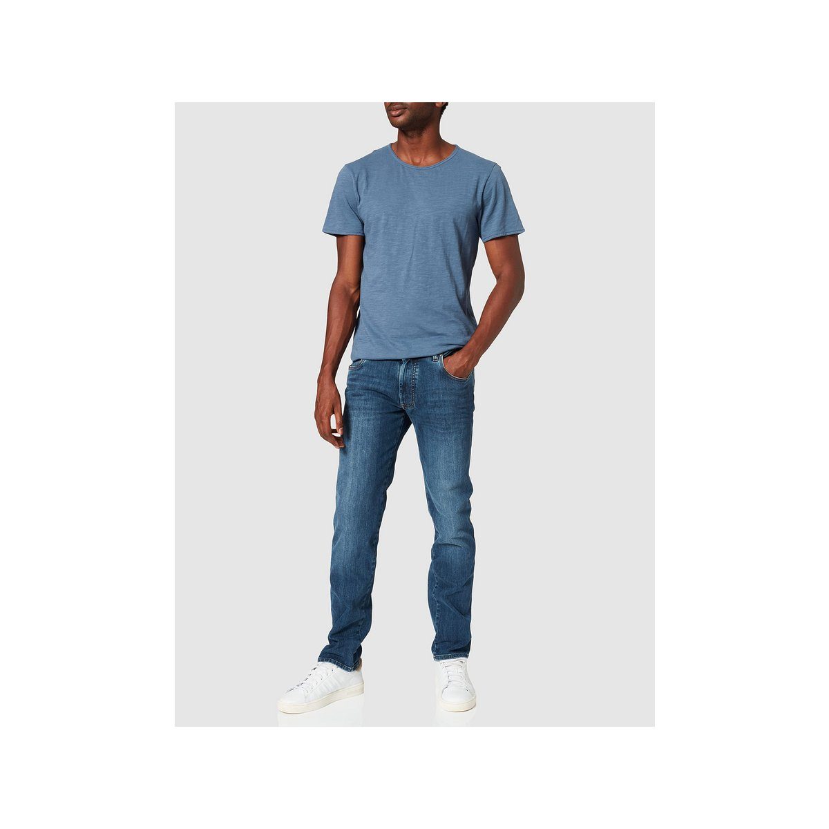 blau (1-tlg) bugatti 5-Pocket-Jeans