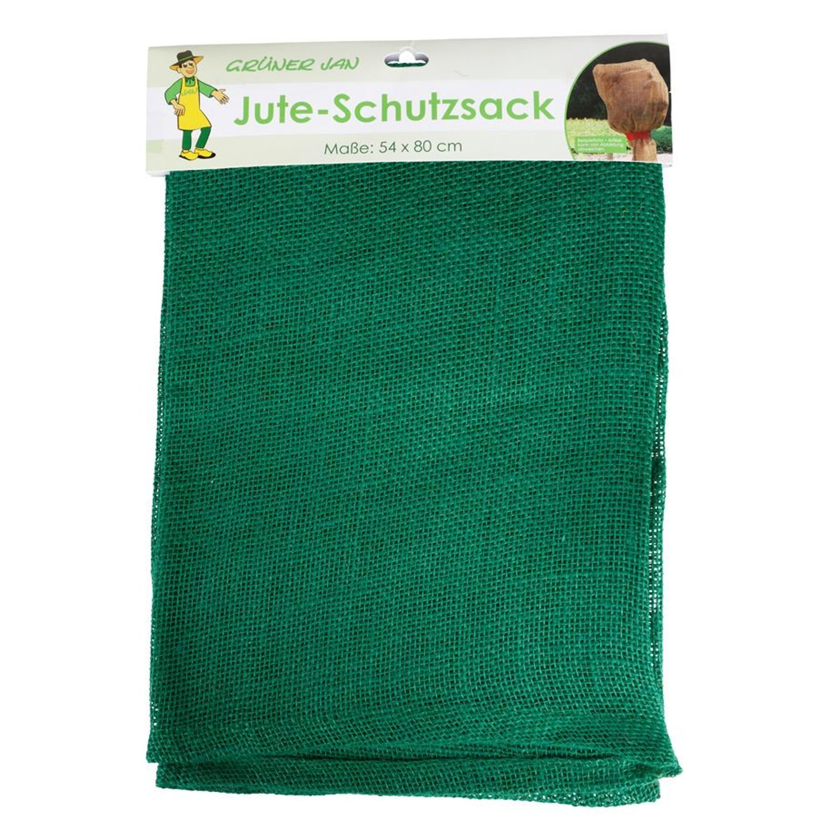 Grüner Jan Unkrautvlies Jutesack grün Pflanzen-Schutzsack Winterschutz Pflanzenschutz