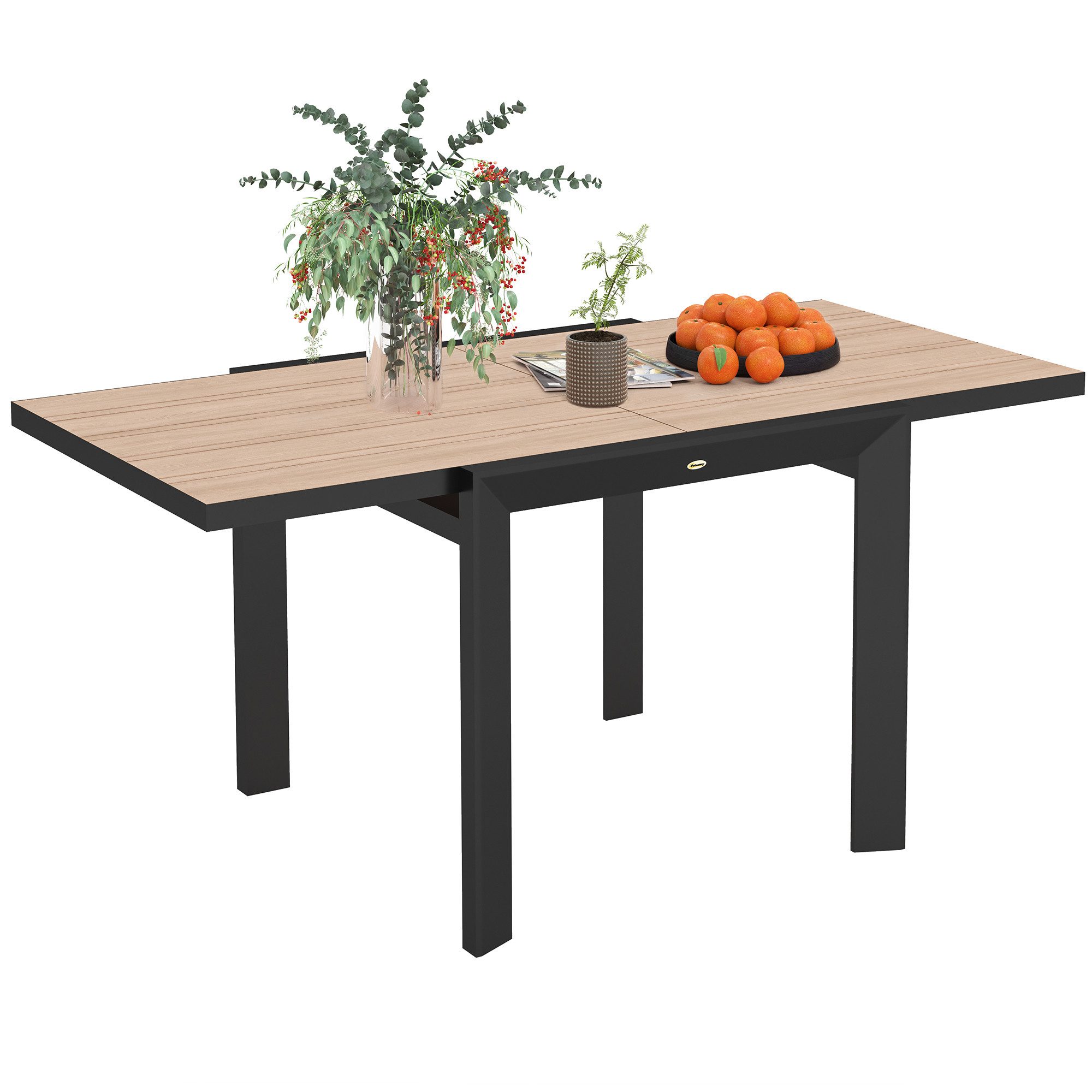 Outsunny Gartentisch für 6 Personen (wetterfest günstig online kaufen