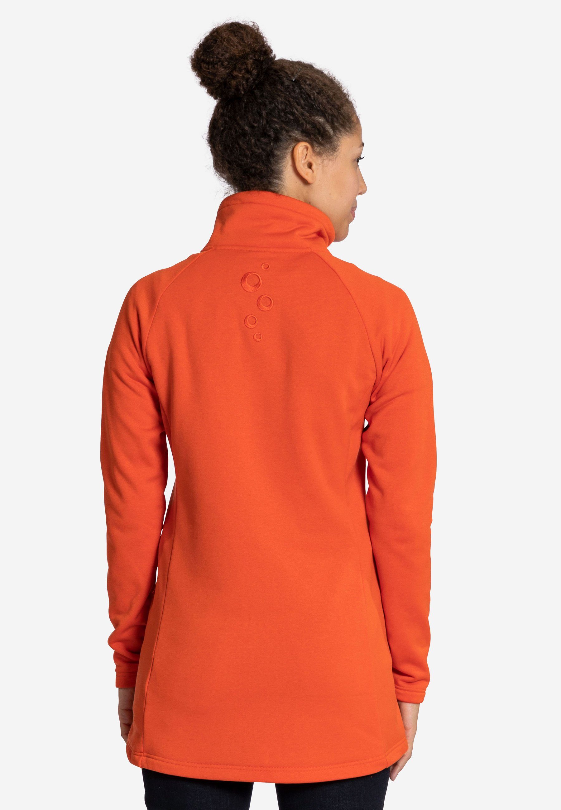 Elkline Fleecejacke Sportliche mandarin Passform leicht tailliert Stretch Out