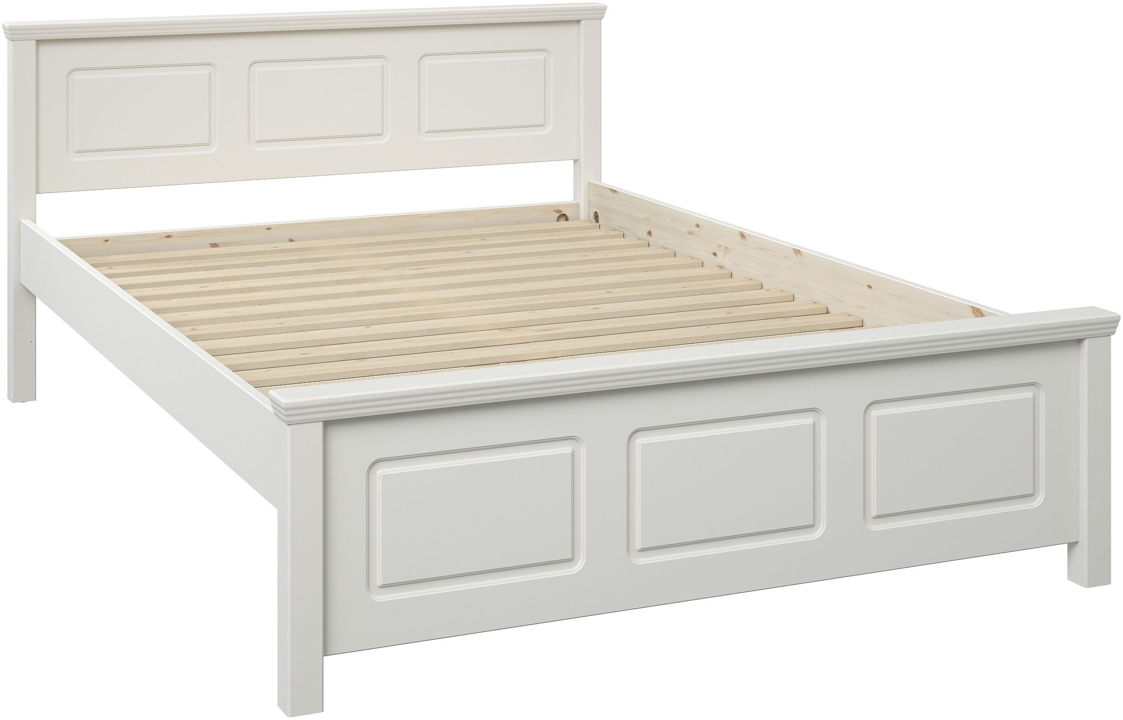 OTTO home Massivholzbett ERIKK', Made in Europe, optional mit Schublade, Massivholz Kiefer (FSC® zertifiziert), in mehreren Größen, Landhausstil mit Kassettenoptik