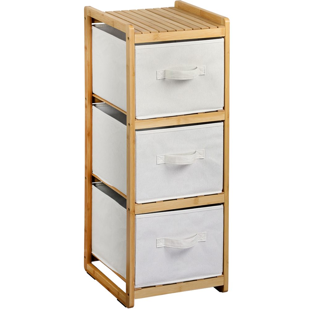 KESPER® Regal Aufbewahrungsregal l mit 3 Boxen, Bambus, FSC, 1-tlg.