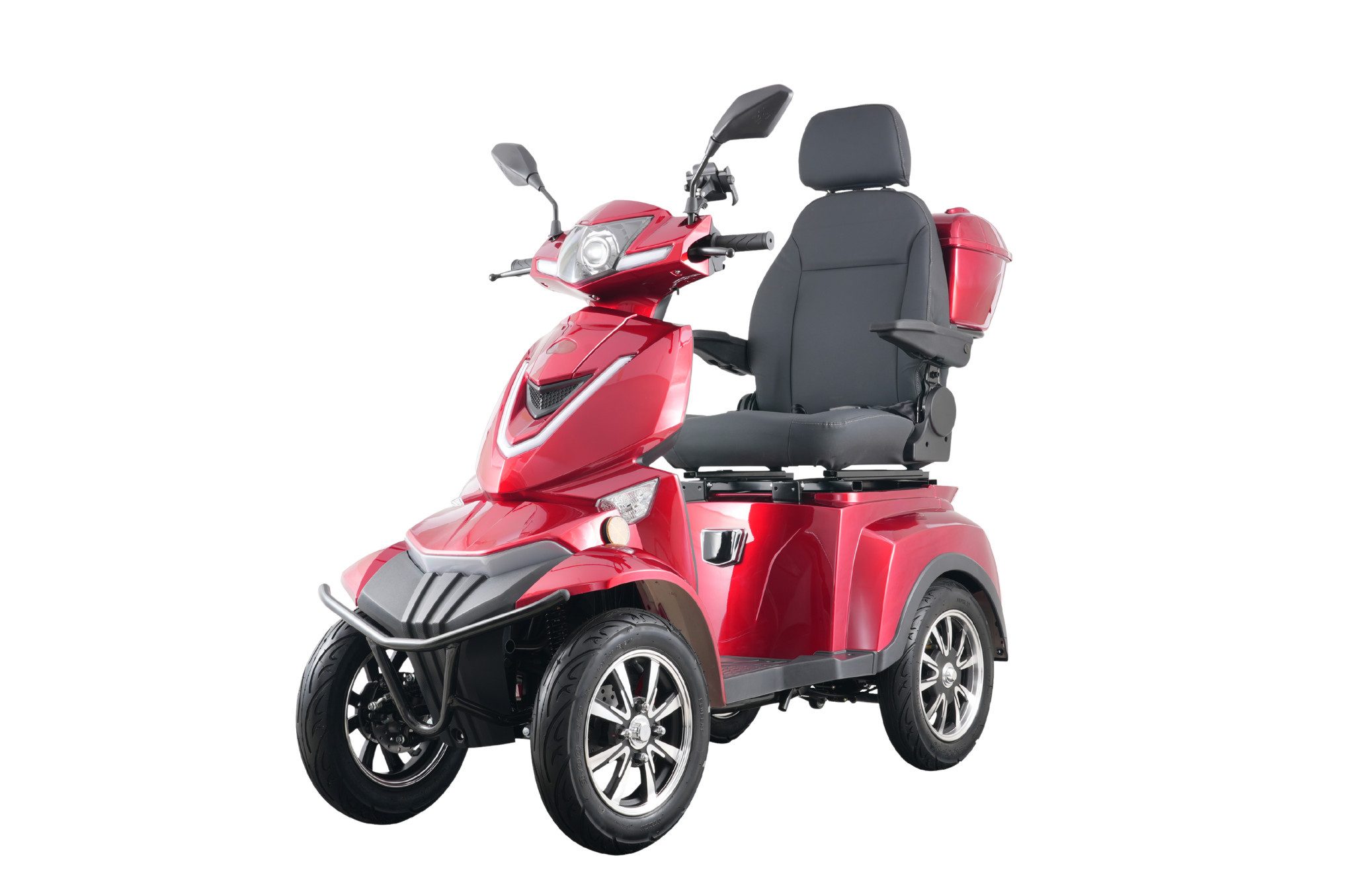 Aktiv mobil Elektromobil AM E-Quad 1000, 25 km/h mit Topcase, 1000 W, 25 km/h, Topcase Fassungsvermögen von ca. 36 Litern, Staufach mit ca. 24 Litern