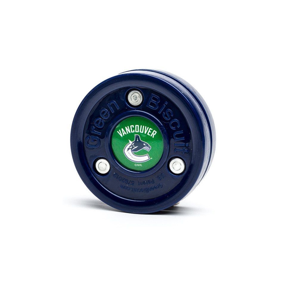 Hockeypuck Puck Green Biscuit NHL