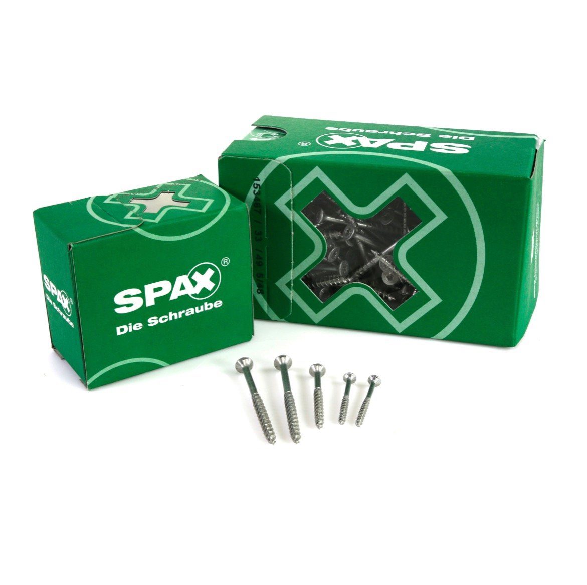 SPAX Schraube WIROX T20 T-STAR Senkkopf TORX Stk. 4Cut-Spitze SPAX Universalschraube 60 plus Teilgewinde x 100 0191010400603 4,0 mm