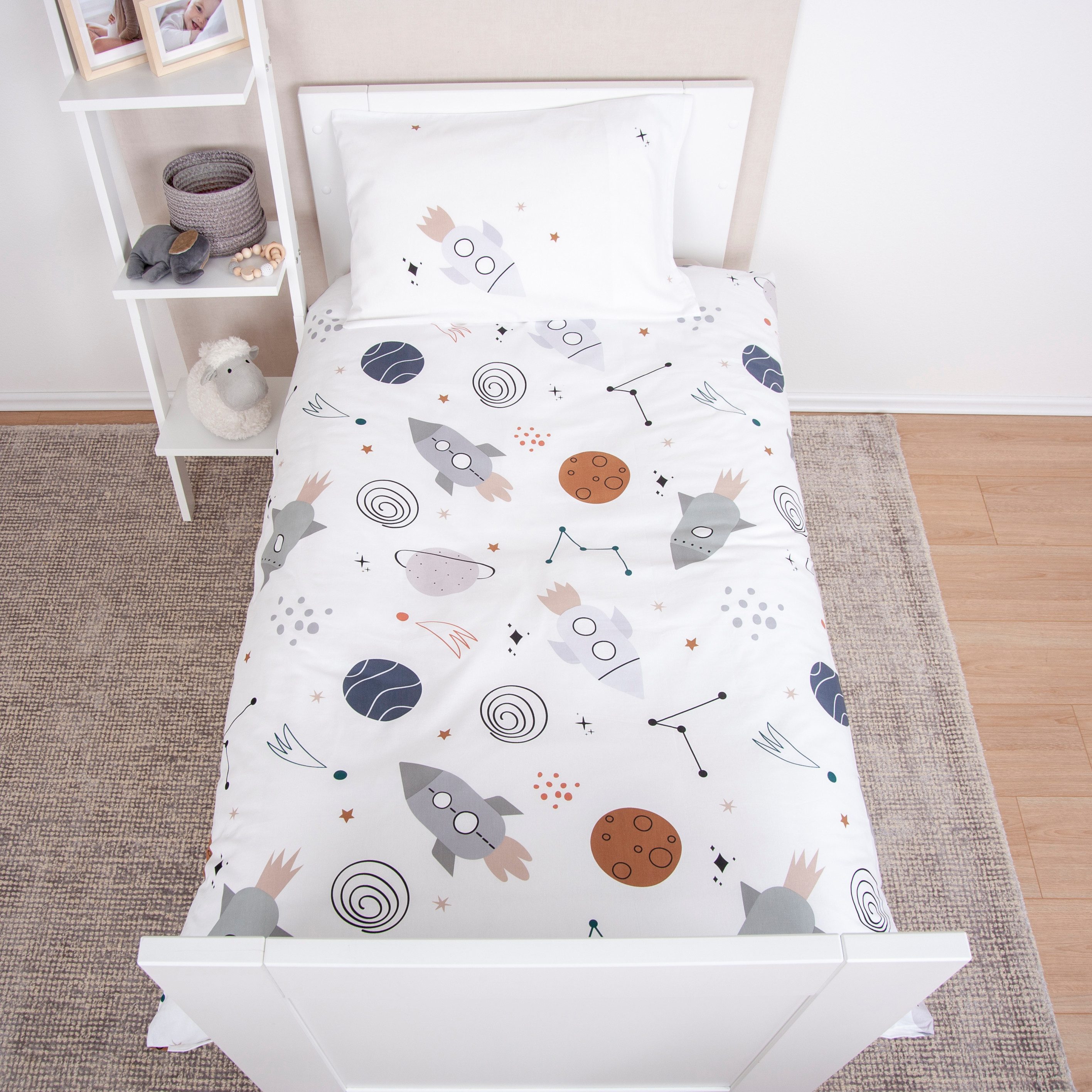 Baby Best Babybettwäsche BabyBest Weltall, Flanell, 2 teilig günstig online kaufen