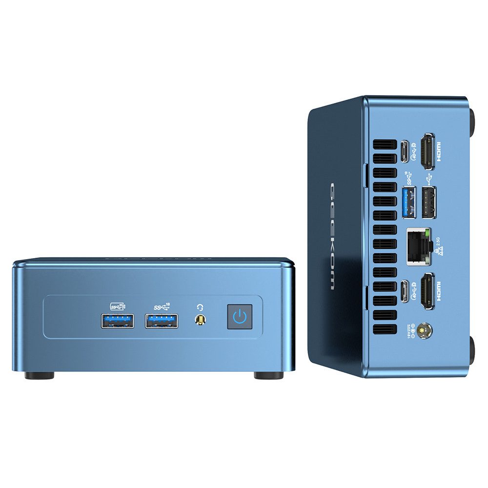 GEEKOM IT13 Intel Core i9-13900H Windows 11 Pro Mini-PC (Intel Core i9, 32 GB RAM, 1024 GB SSD, Unterstützung für 8K UHD und 4 Bildschirme)
