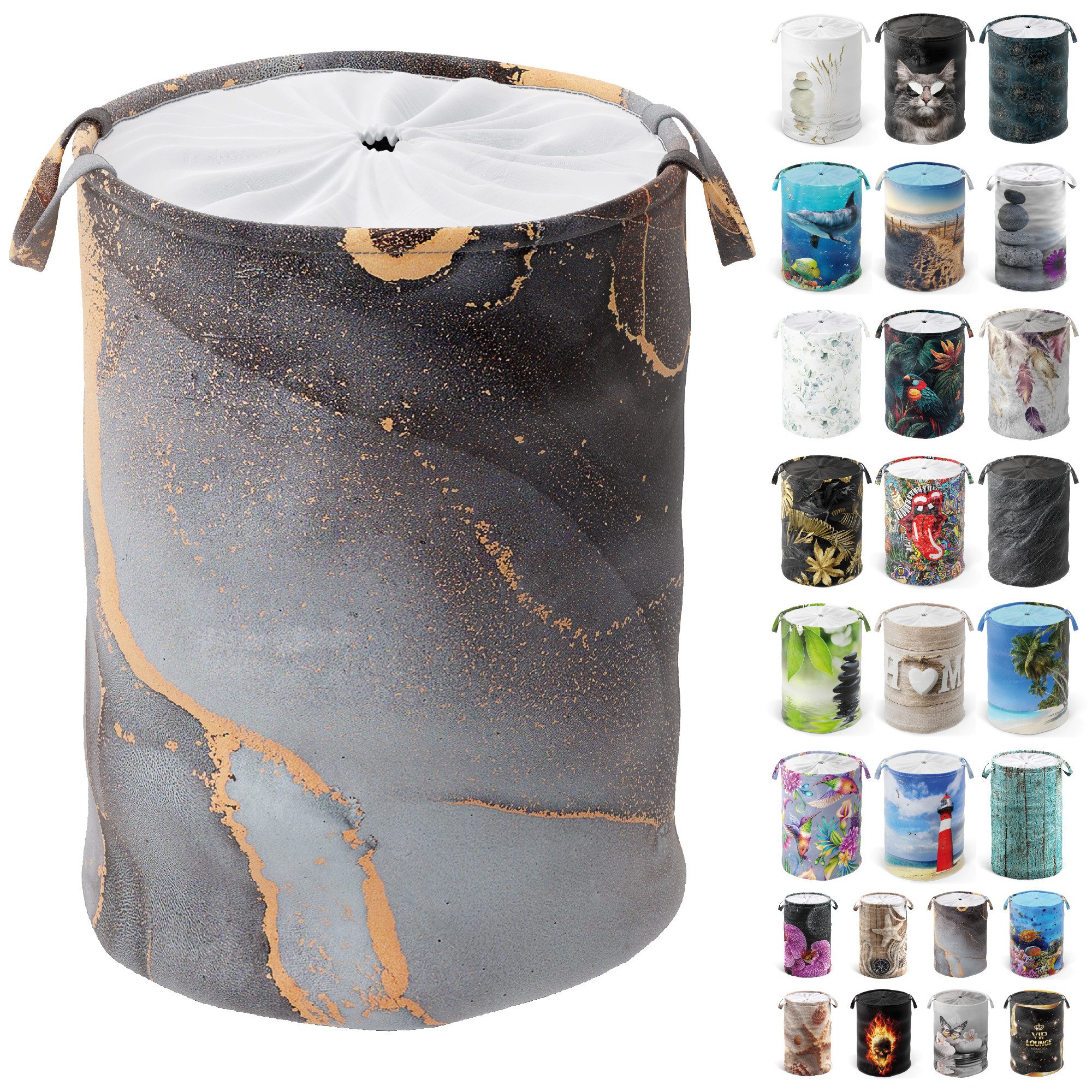 Sanilo Wäschekorb mit Motiv, viele schöne Wäschesammler zur Auswahl, Wäschesack mit Sichtschutz, 60 Liter, faltbar, kräftige Farben